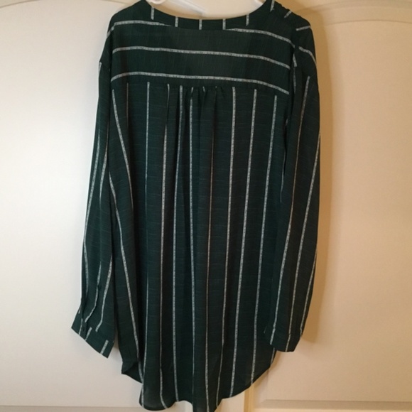 Women’s Plus Size Oversized Long Sleeve Blouse - Picture 3 of 6